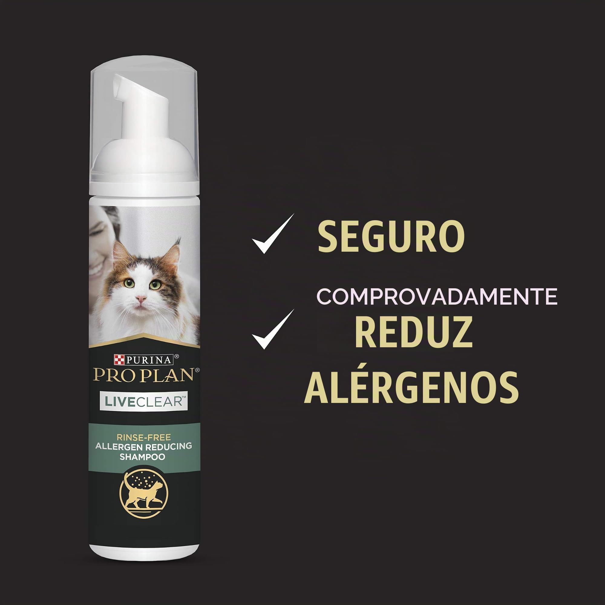 Purina Pro Plan LiveClear – Xampu para gatos e gatos com